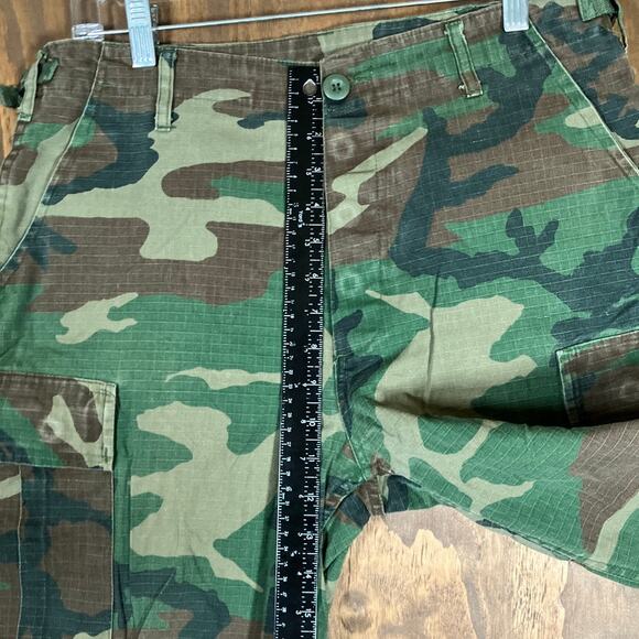Vanguard Army Battle Unisex Trousers BDU Green Woodlands Camo Uniform Small R - Picture 7 of 11